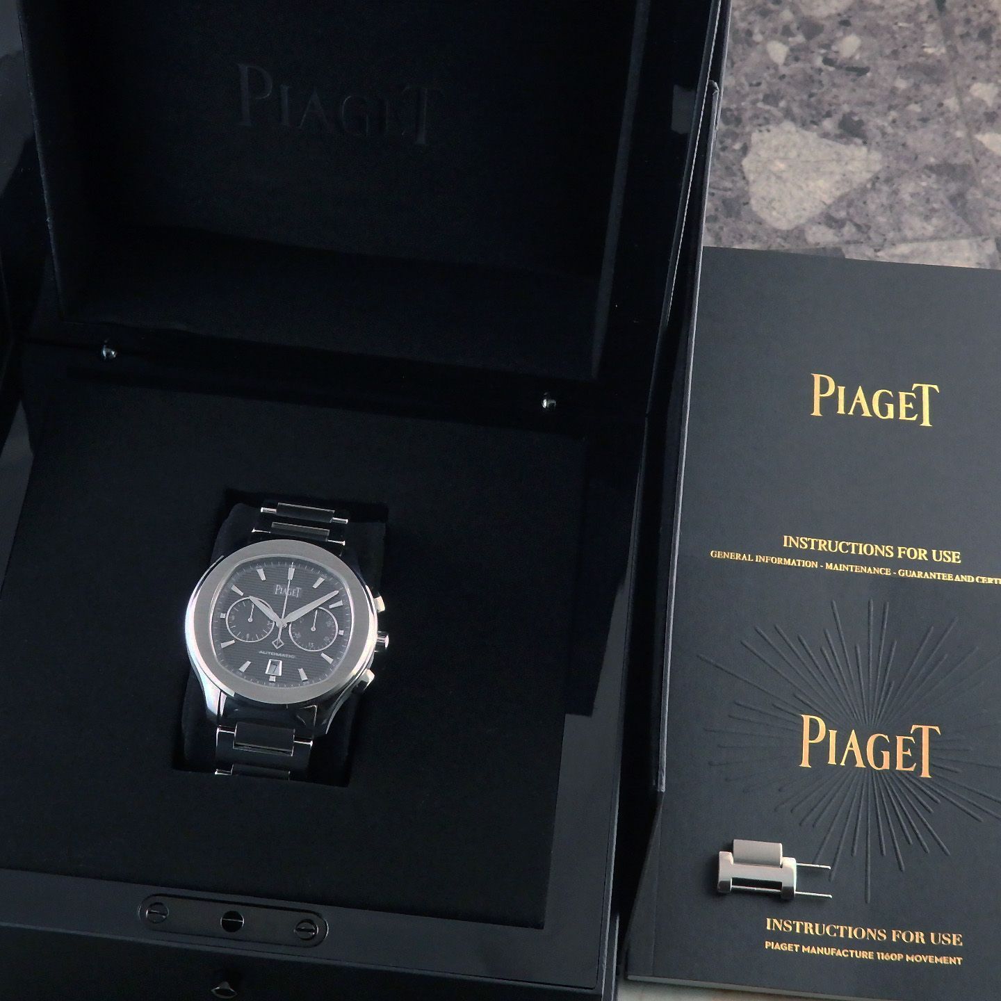 PIAGET POLO CHRONOGRAPH ピアジェ ポロ クロノグラフ ツインバレル 