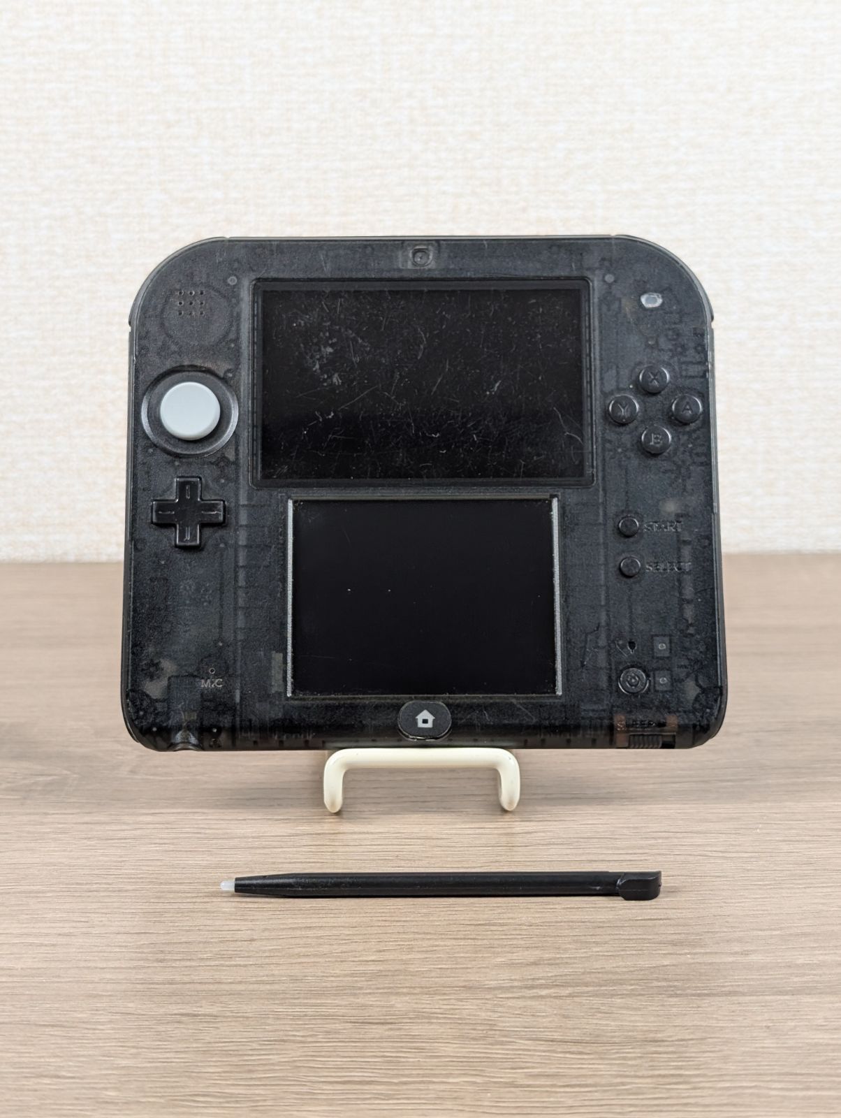 ニンテンドー2DS クリアブラック 動作品】ニンテンドー2DS クリアブラック - メルカリ