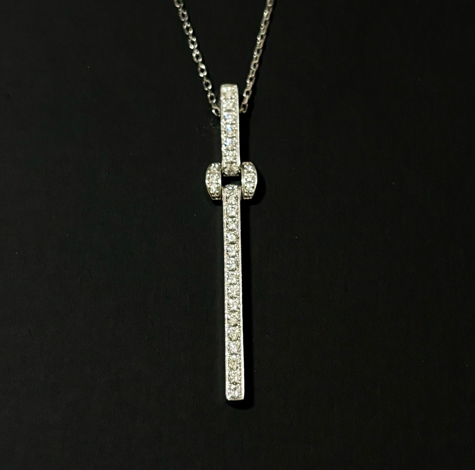 Piaget ピアジェ ミスプロトコール ネックレス ペンダント WG ダイヤ 