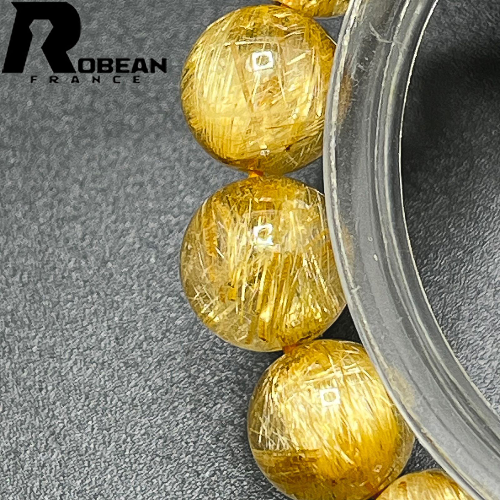 在庫切れ 綺麗 EU製 定価12万円☆ROBEAN・極!極満針ルチルクォーツ