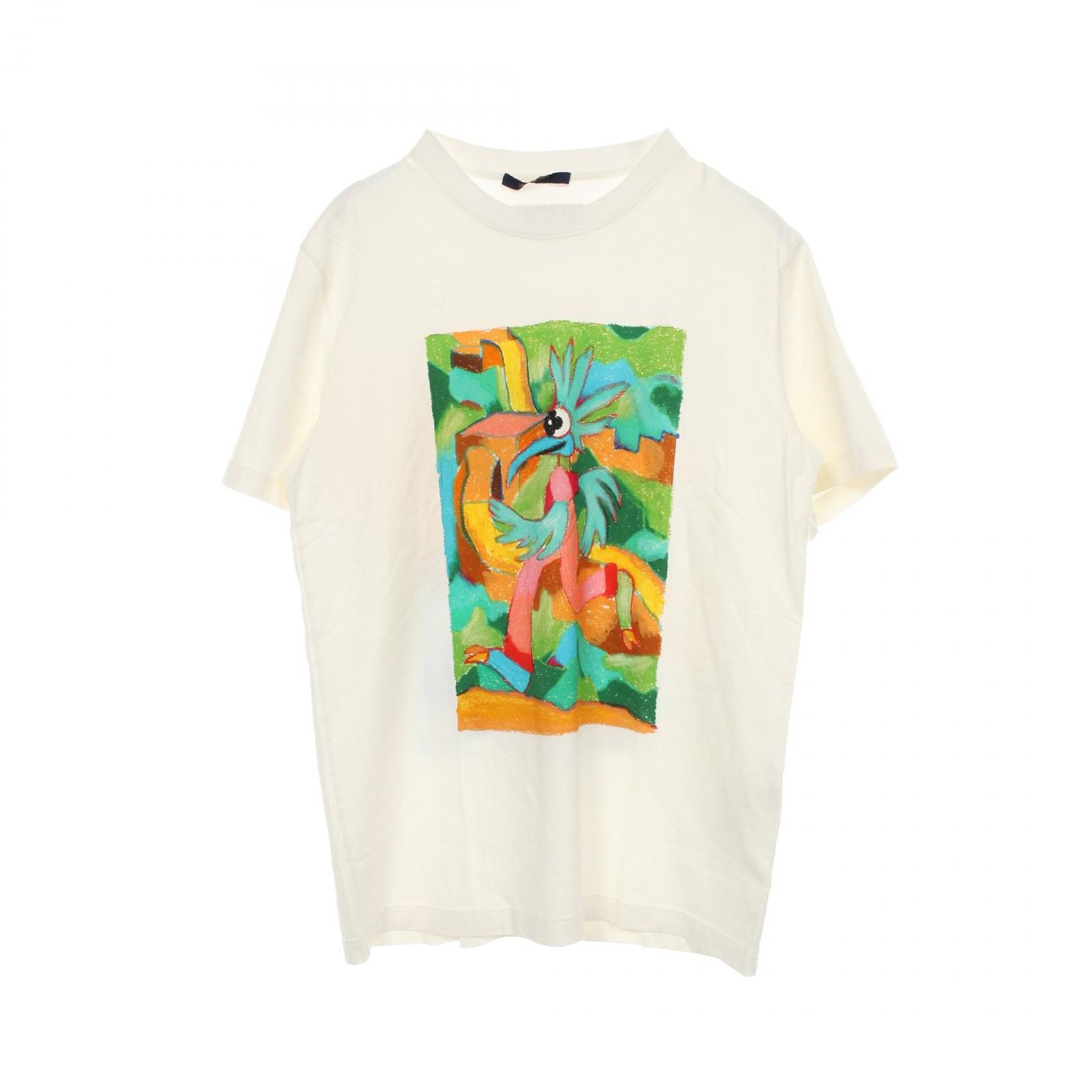 ルイ ヴィトン LOUIS VUITTON カットソー LVフレンド RM211 NPG HKY73W コットン Tシャツ メンズ Used A
