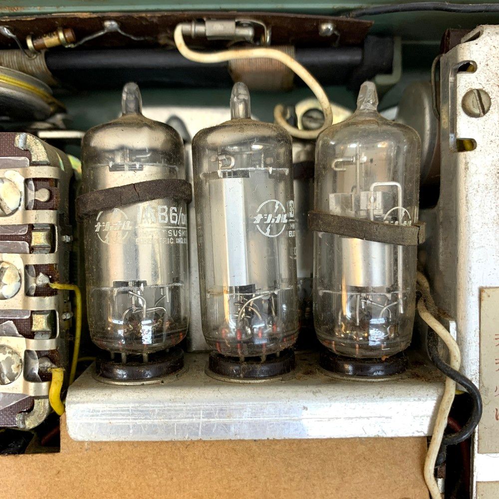 STANDARD SR-540 STANDARD RADIO ポータブル真空管ラジオ 動作