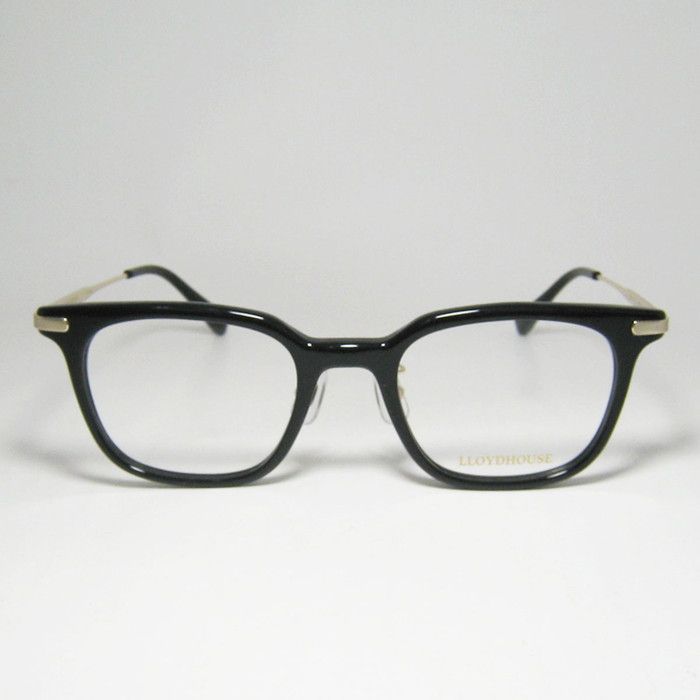 ロイドハウス クラシック 眼鏡 メガネ フレーム サングラス LH 077-BK-49 度付可 ブラック