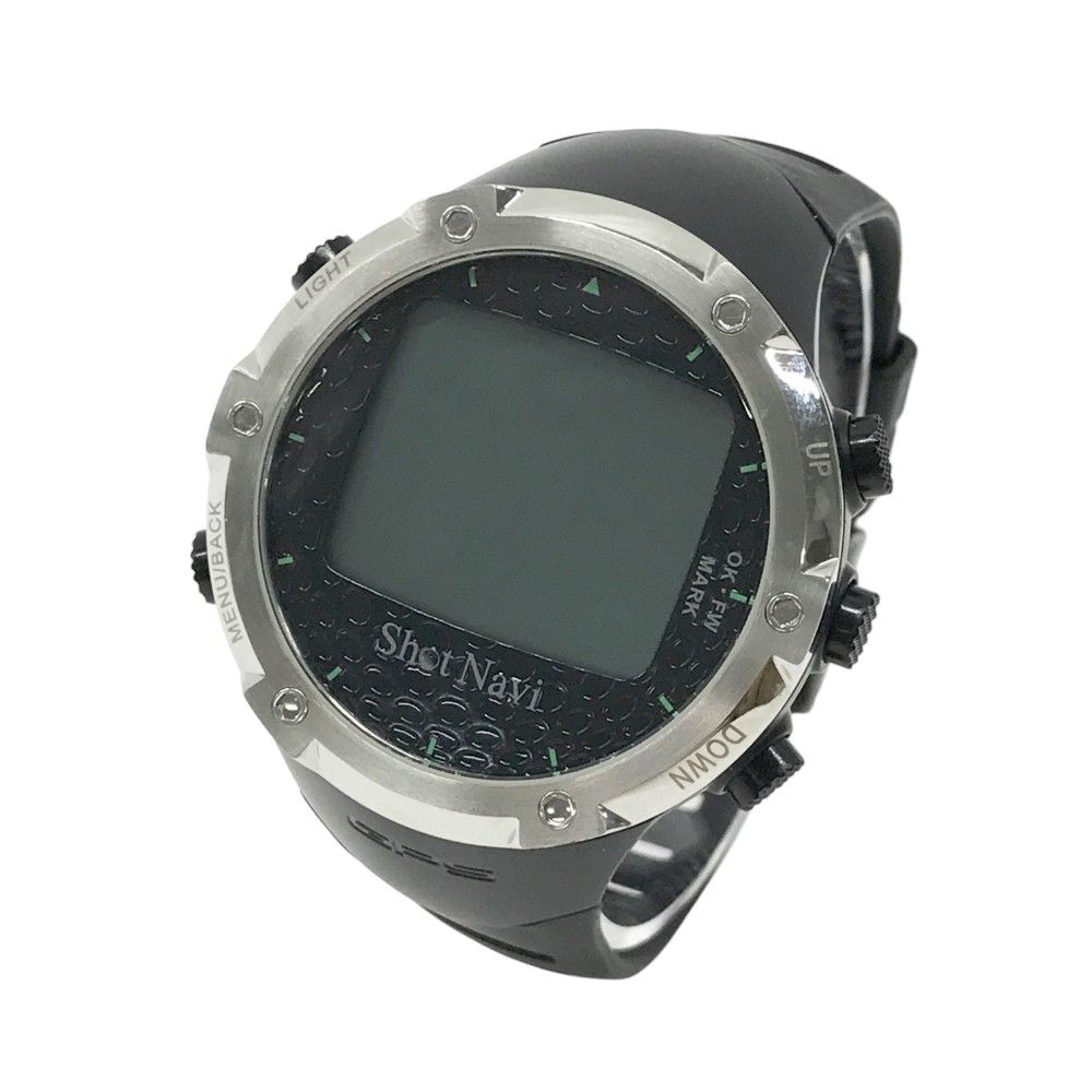 Shot Navi GPSゴルフウォッチ ブラック W1-FW Amazon | ショットナビ(Shot Navi) ゴルフナビ GPS 腕時計型