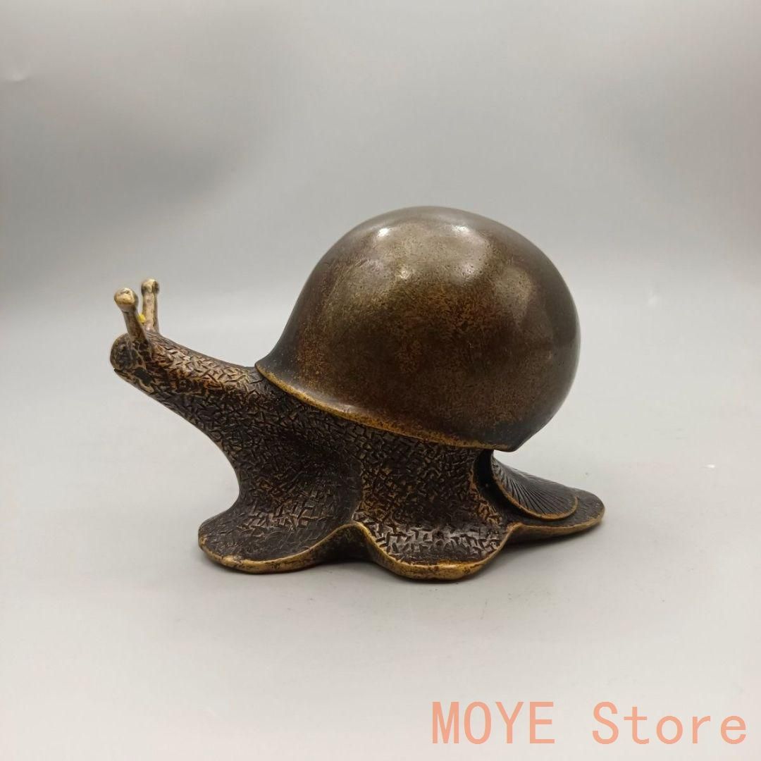 銅器 蝸牛 鎮紙 茶台 家庭 事務室 風水開運 装飾品 工芸品 置物 銅器 蝸牛 鎮紙 茶台 家庭 事務室 風水開運 装飾品 工芸品 置物
