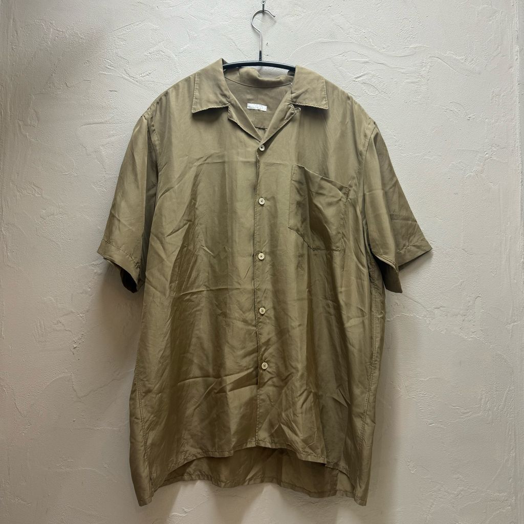 COMOLI コモリ Bshop別注 シルクオープンカラーシャツ SIZE 1