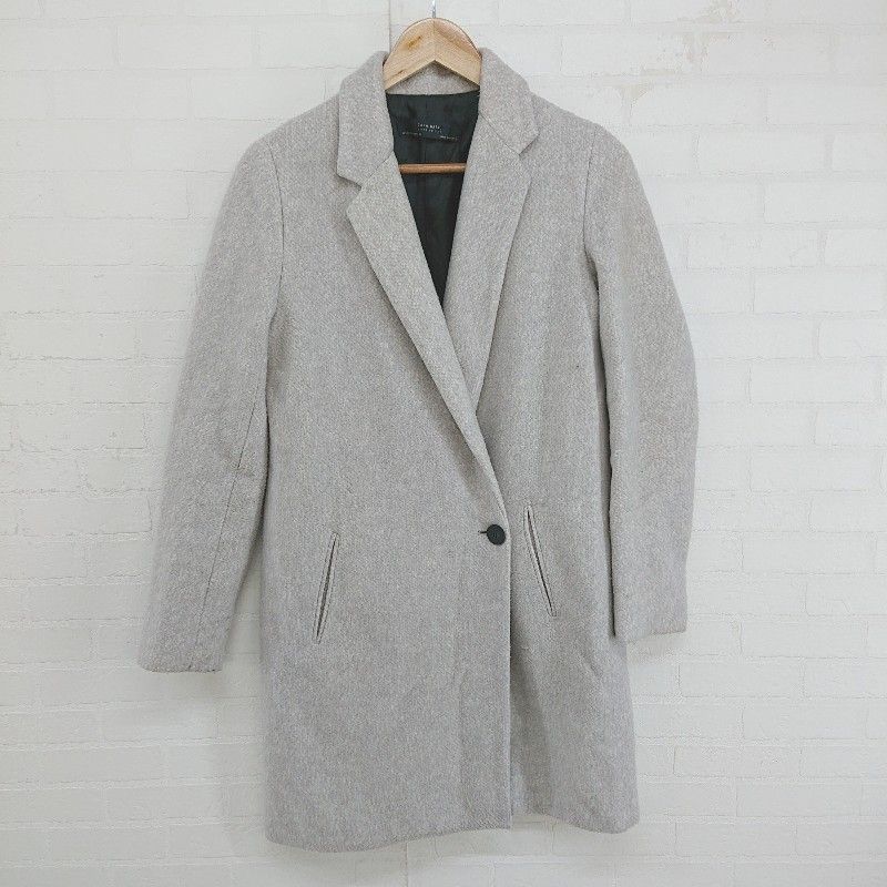 ◇ ZARA BASIC ザラベーシック 長袖 ダブルボタン チェスター