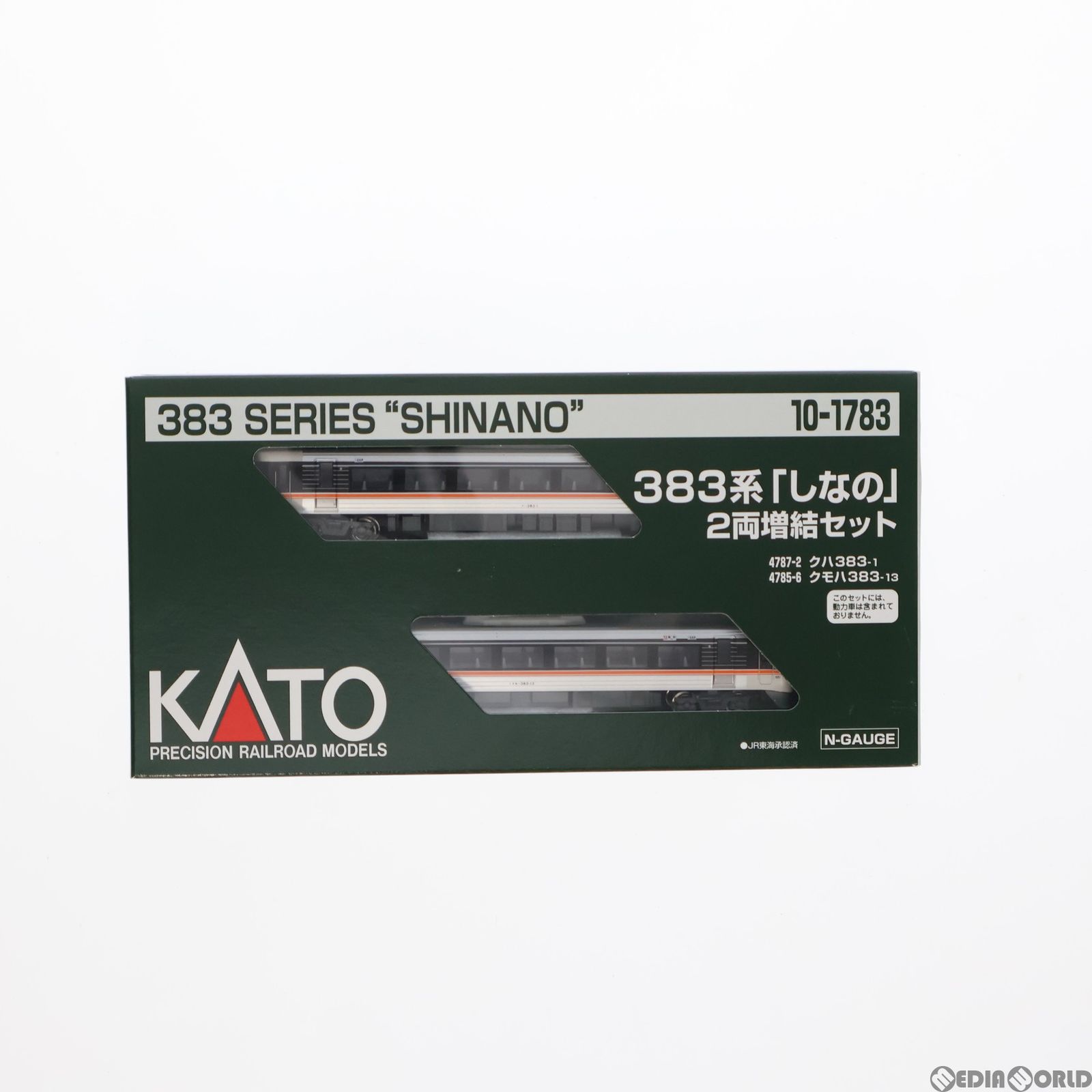 【未開封】KATO 10-1783 383系「しなの」 2両増結セット Nｹﾞｰｼﾞ KATO 10-1783 383系｢しなの｣ 2両増結ｾｯﾄ - 鉄魂模型