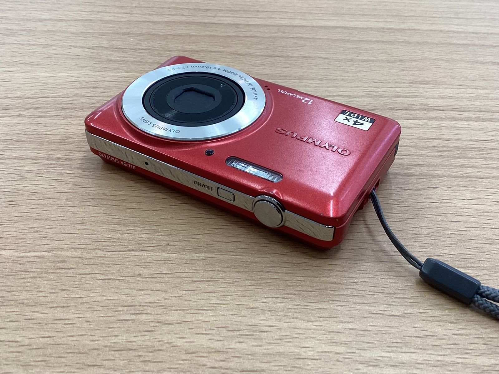 OLYMPUS コンパクトデジタルカメラ VG-110 4xズーム レッド 動品 Amazon | OLYMPUS デジタルカメラ VG-110 レッド 1200万画素