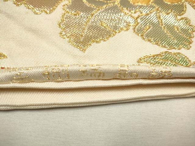 平和屋着物○龍村美術織物 たつむら 六通柄 本袋帯 聖樹瑞鳥錦 金銀糸