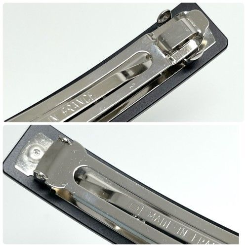 新品同様】HERMES エルメス カプリス メドール バレッタ アルミニウム