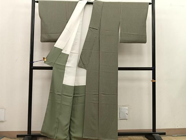 平和屋着物□上質な小紋 間道 鬼しぼ縮緬 正絹 逸品 BAAV0219mz - メルカリ