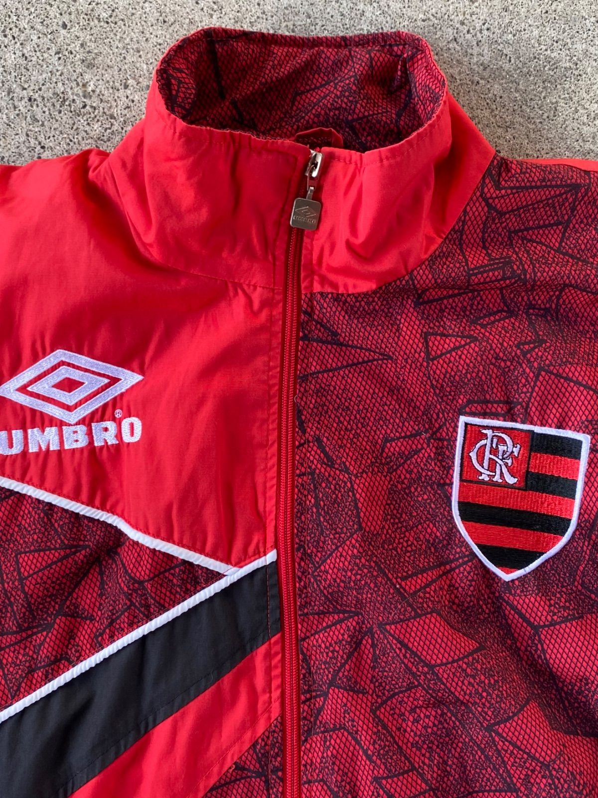 90's】UMBRO C.R.Flamengo ナイロントラックジャケット サッカー 古着 