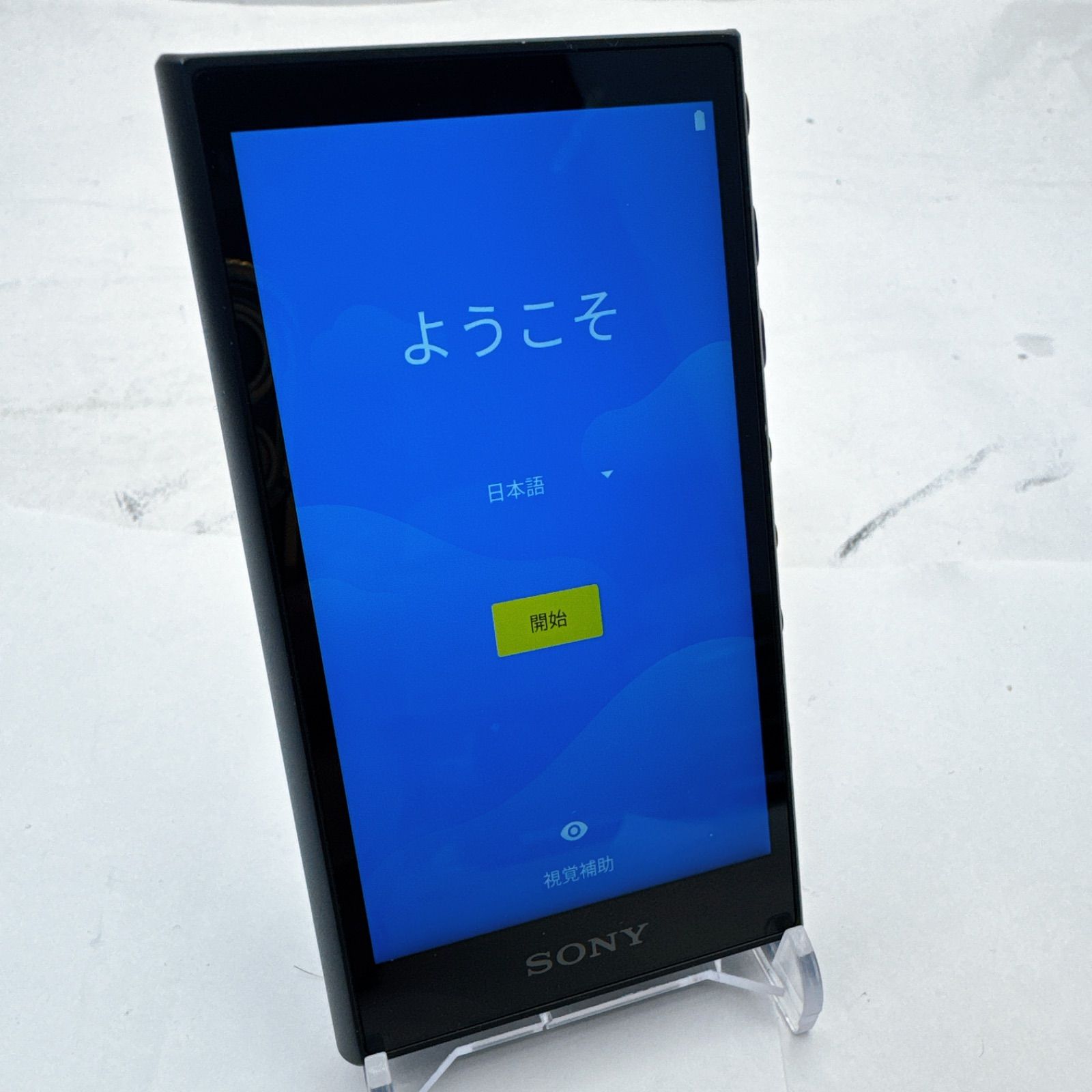 SONY ウォークマン NW-A105 ブラック Android搭載|ストリーミング対応 Bluetooth Wi-Fi USB-C microSD対応 初期化|動作 済み 画面 バッテリー良好 ハイレゾ対応ポータブルプレーヤー 本体のみ