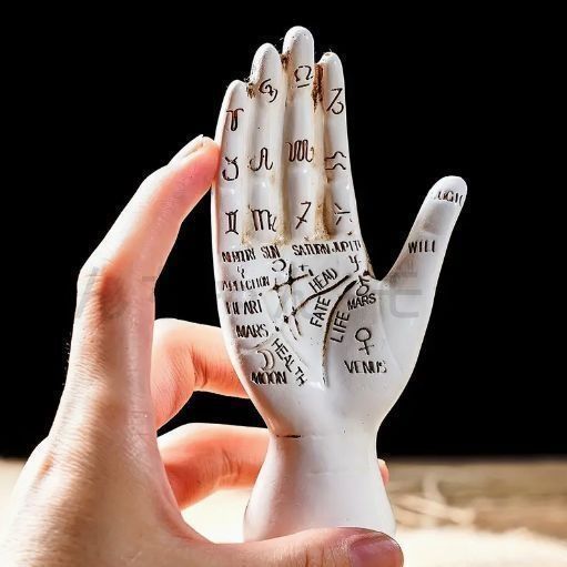 手の置物 手相占い 星座 飾り オブジェ おしゃれインテリア ビンテージ