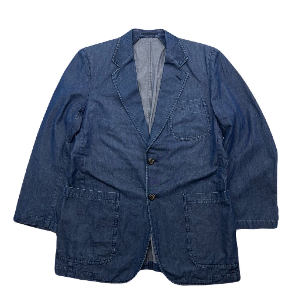 BURBERRY バーバリー ロンドン デニム テーラードジャケット 2B ブルー