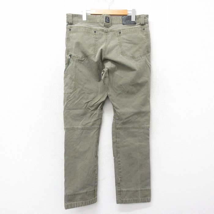 ラングラーダブルニーカーゴパンツw38グリーンカーキ緑古着ペインターパンツメンズ