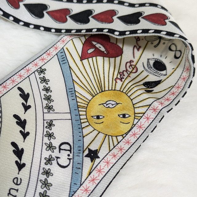 クリスチャン・ディオール Christian Dior ミッツァ スカーフ 運命の輪