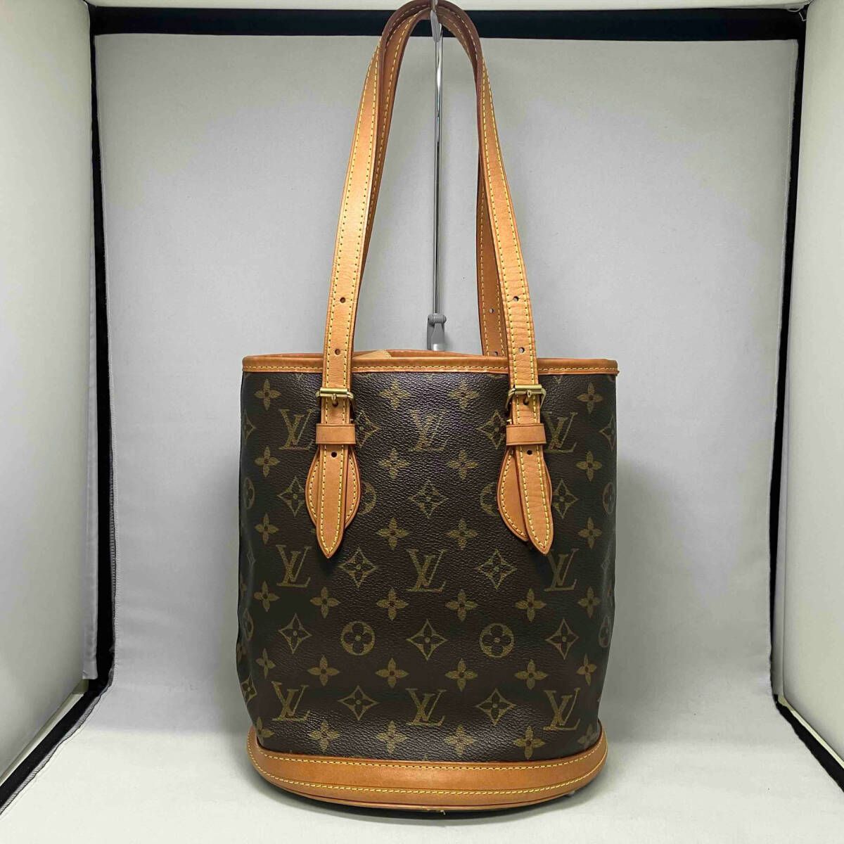 LOUIS VUITTON ルイ・ヴィトン モノグラム M42238 バケットPM トートバッグ - メルカリ