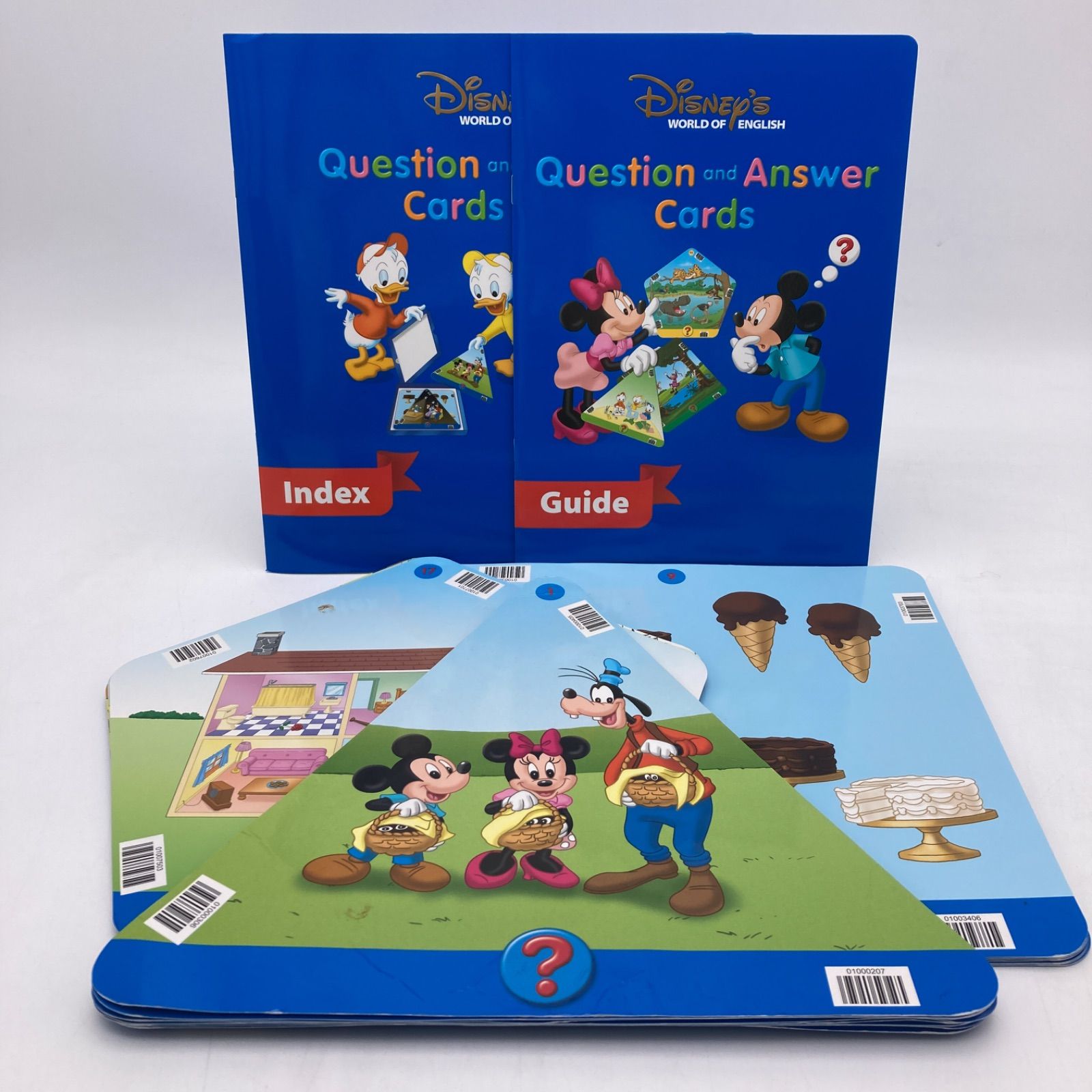 最新版　トークアロング　Qu0026Aカード　DWE ディズニー英語　メンテナンス済み DWE トークアロングカード Qu0026Aカード 2015年版
