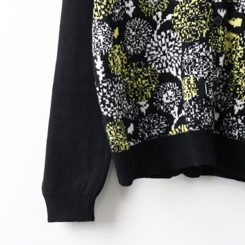【2023/定価1.6万】マーブルシュッド marble SUD *kukkaジャカードニットカットソーカーディガン*スナップ(2-2507-20)【92G52】 marble SUD 【2023/定価1.6万】マーブルシュッド *kukkaジャ