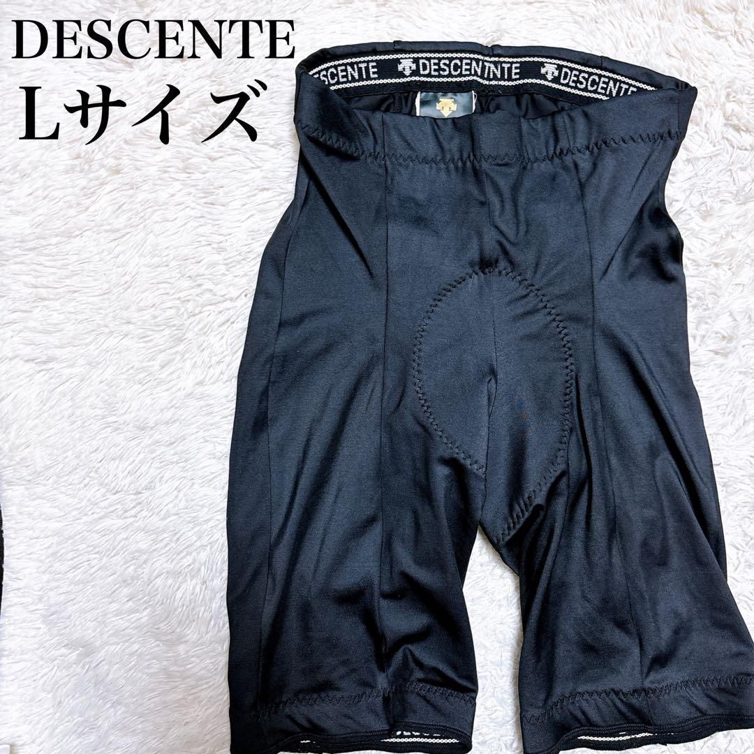 DESCENTE - デサント サイクルパンツ ビブショーツ 日本製 ロードバイク パッド付 ウェア デサント サイクルパンツ ビブショーツ 日本製 ロードバイク パッド付