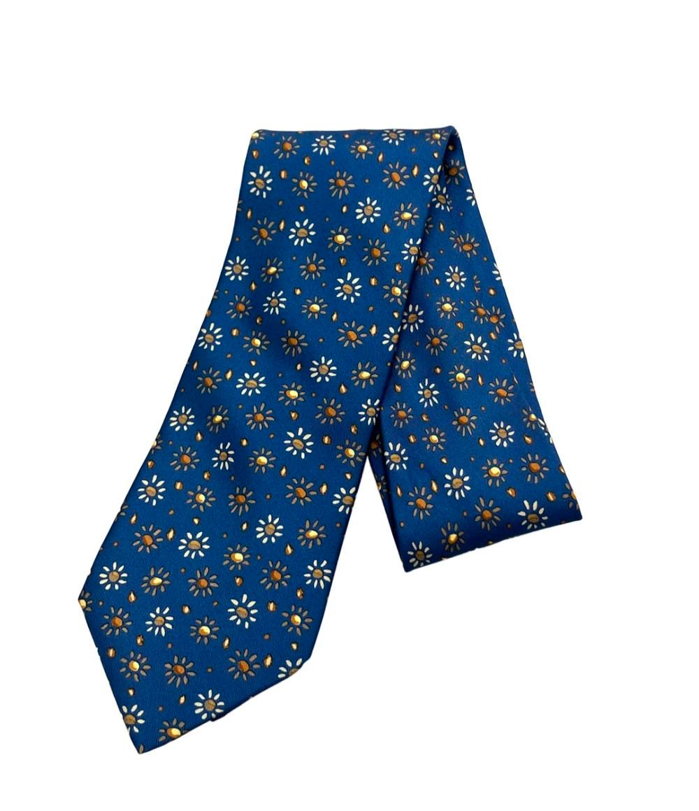 HERMES シルク ネクタイ グリーン670 OA シルクツイルタイ