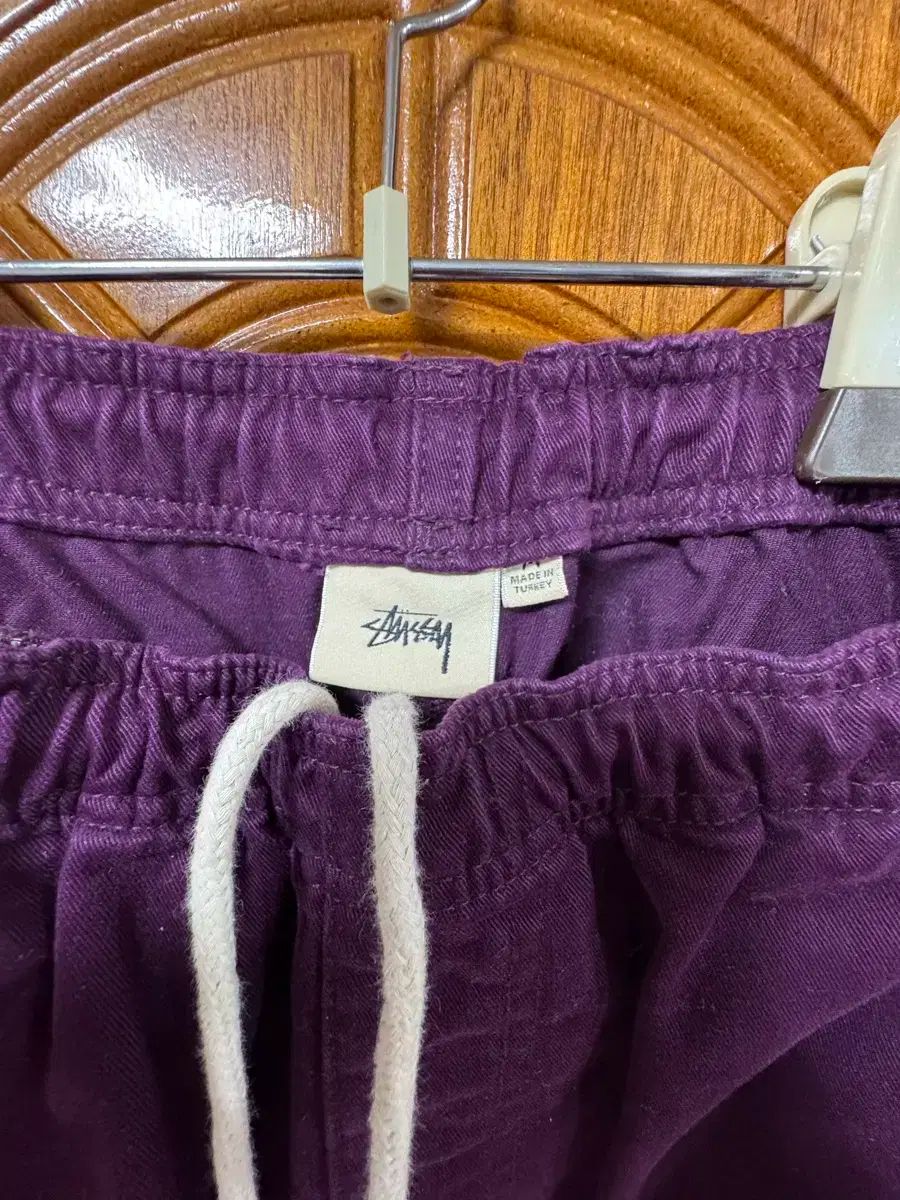  STUSSY ブラッシュド ビーチ パンツ プラム PLUM m チノパン パンツ