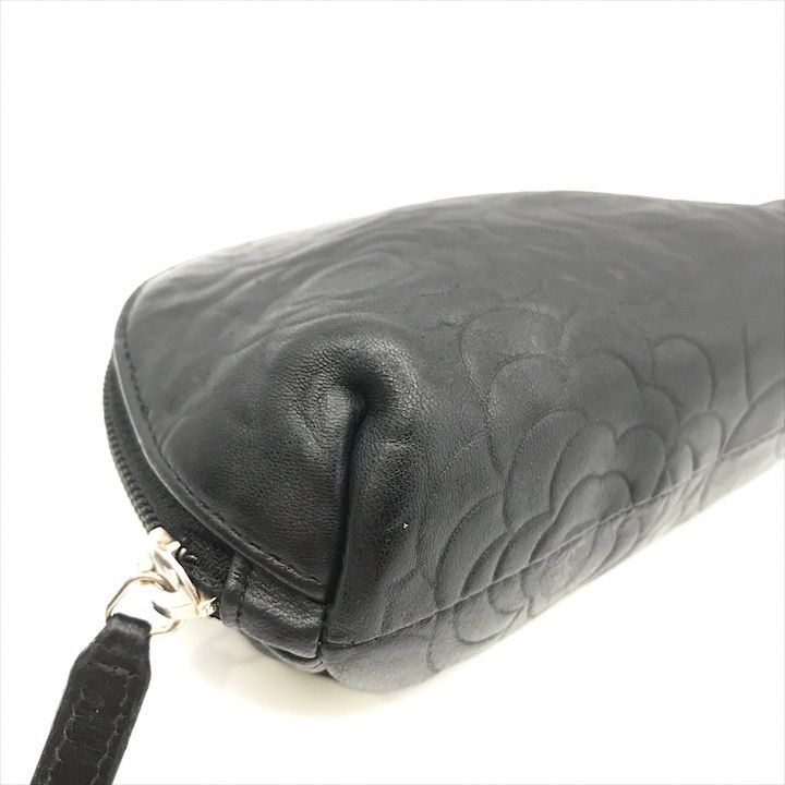 良品 CHANEL シャネル ココマーク カメリア ラムスキン コスメ