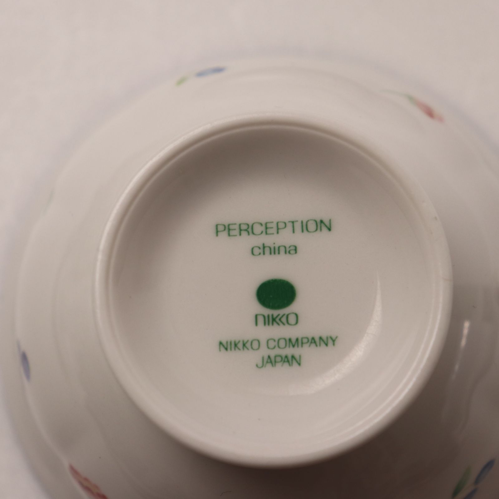 NIKKO ニッコー PERCEPTION CHINA チャイナ カップ＆ソ－サ－ 4客 4