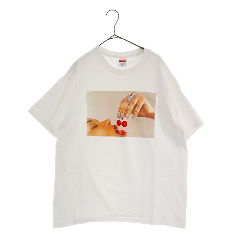 Supream チェリー Tee white Large - Tシャツ/カットソー(半袖/袖なし)