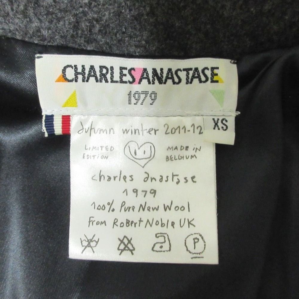 【美品】 CHARLES ANASTASE Aラインコート　シャルルアナスタス 美品】 CHARLES ANASTASE Aラインコート シャルルアナスタス