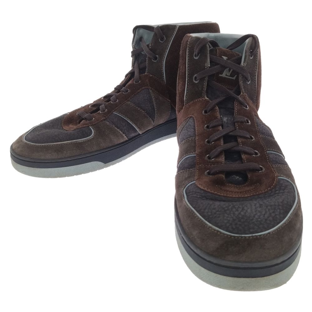 LOUIS VUITTON (ルイヴィトン) Nuback Suede Tribe High Sneaker