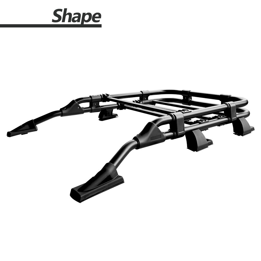 ランクル プラド 150系 ルーフラック ルーフレール ルーフ GRJ150W GRJ151W TRJ150W 前期 後期 プラド150系 ランドクルーザープラド カスタム ランクルプラド アルミ ルーフトップ ルーフキャリア ブラック