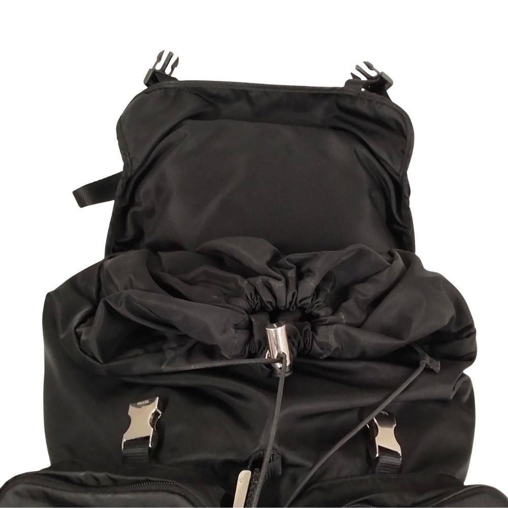 PRADA プラダ V136 ナイロン 三角ロゴプレート リュック バックパック