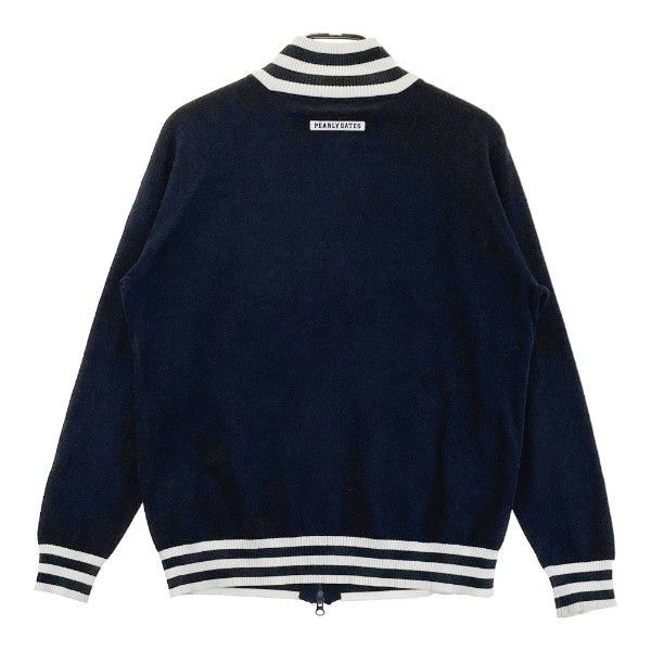 パーリーゲイツ PEARLYGATES ジップジャケット ワッペン ネイビー 0 パーリーゲイツ PEARLYGATES ジップジャケット ワッペン ネイビー 0