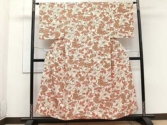 aiueo55【新品未使用極美品】江戸小紋フルセット　本草木染作家圓啓 平和屋着物□本草木染作家 圓啓 江戸小紋 鮫小紋柄 正絹 逸品