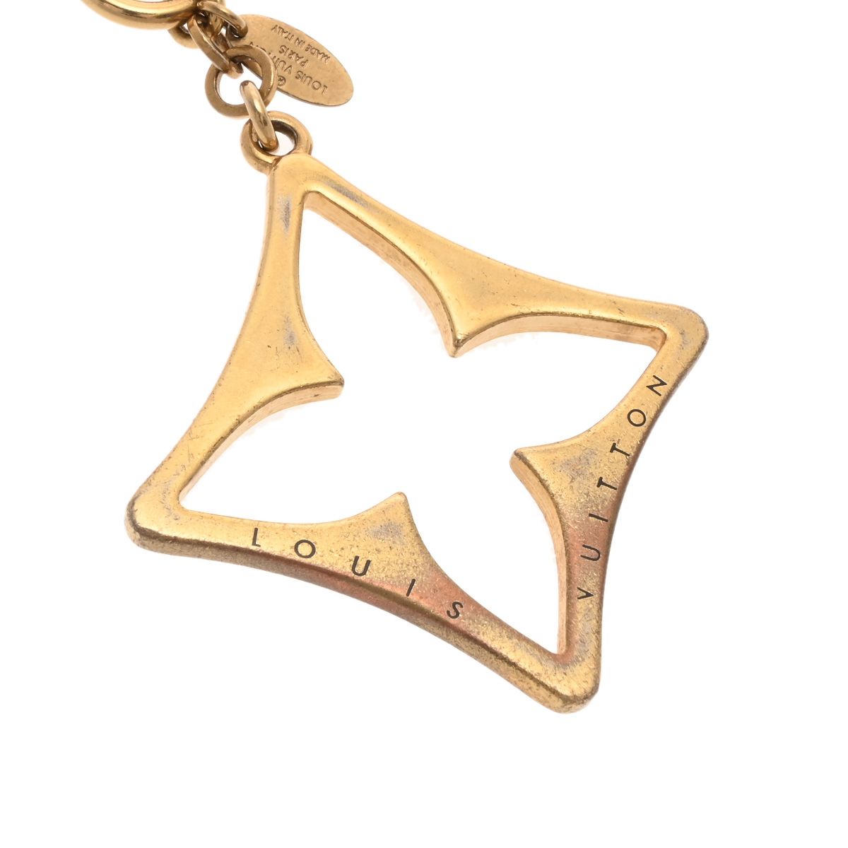 ルイヴィトン ポルトクレ パズル バッグチャーム ゴールド M65218