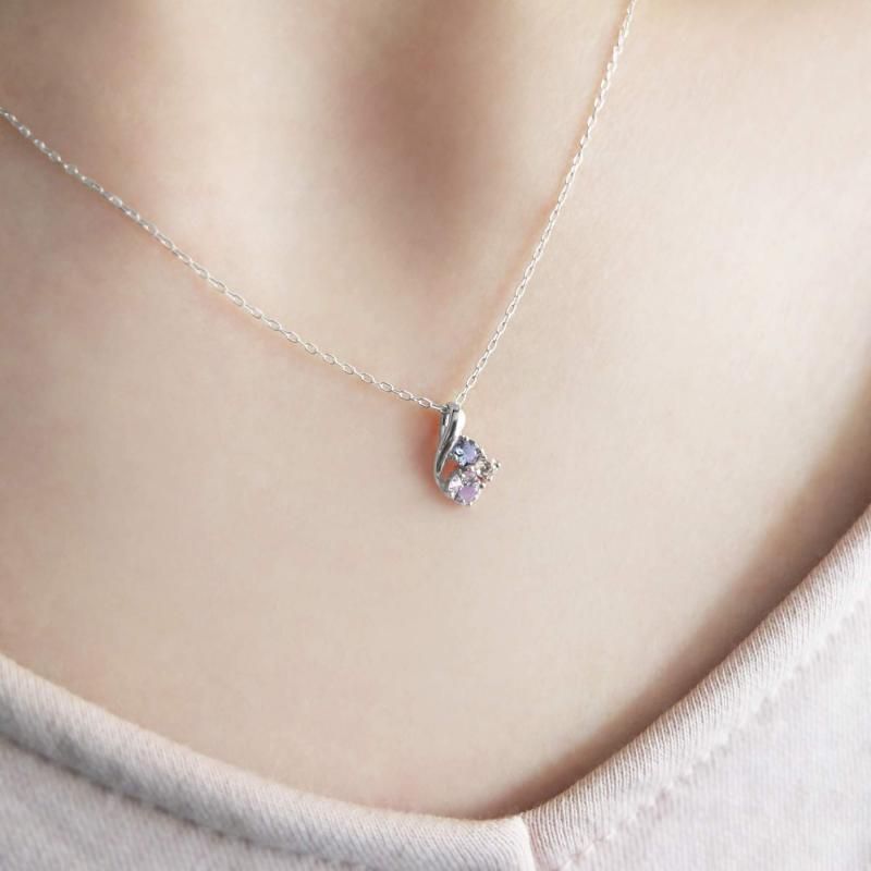 タンザナイトマキネックレス WG