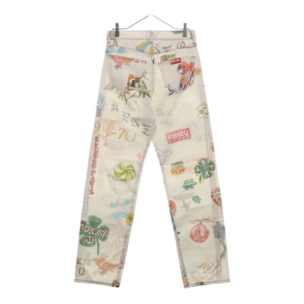 KENZO (ケンゾー) Drawn Varsity ASAGAO JEANS FE55DP331913