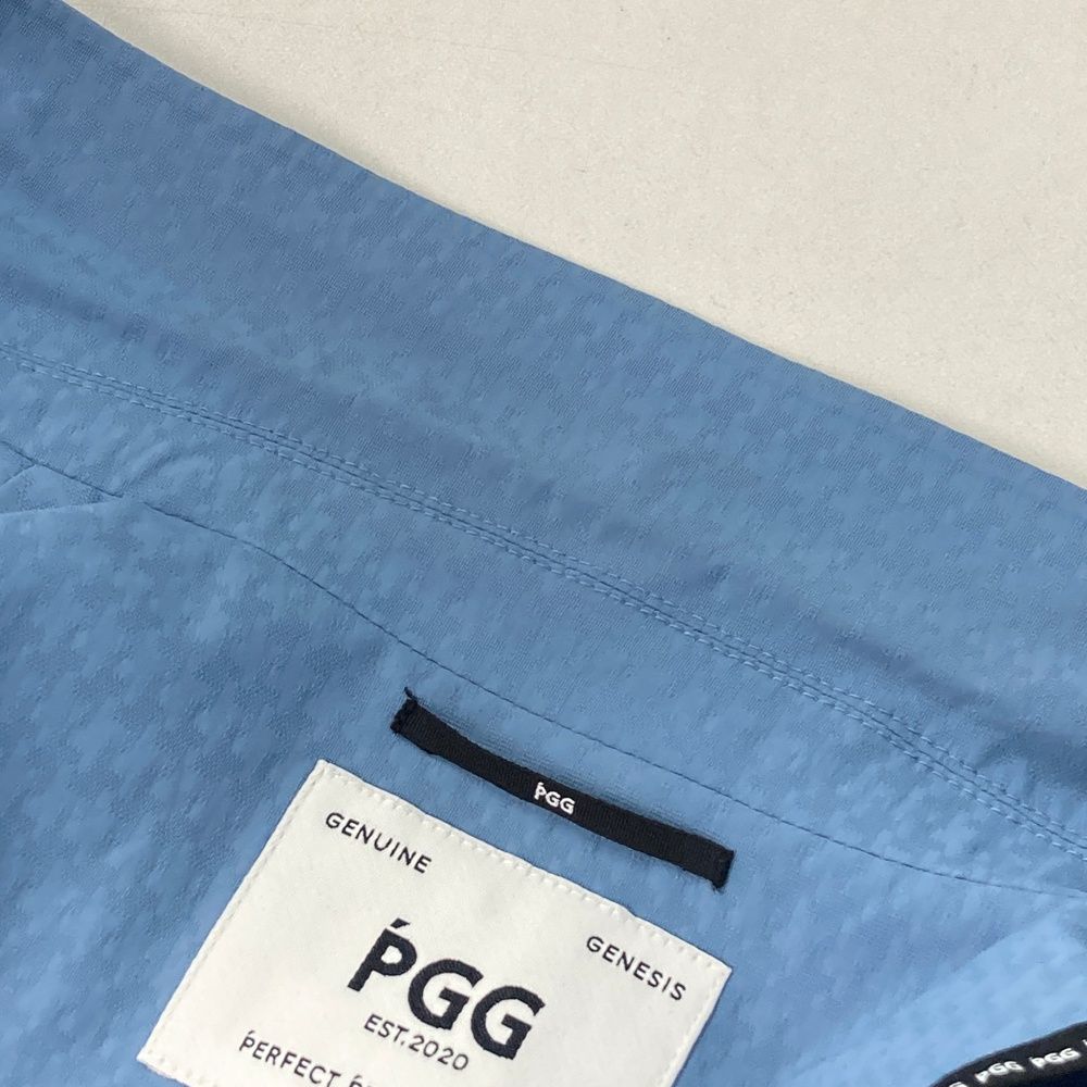 サイズ：0 PGG PEARLY GATES パーリーゲイツ 2023年モデル ジャケット パンツ　セットアップ  ブルー系 [240101477611] ゴルフウェア レディース ストスト PGG PEARLY GATES パーリーゲイツ 2023年モデル ジャケット
