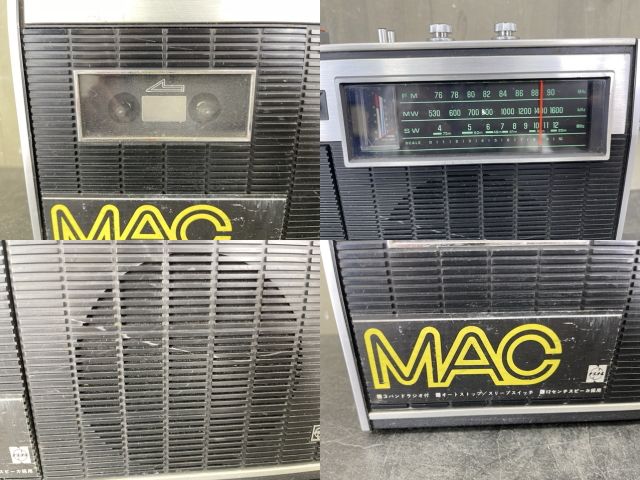 ビンテージラジカセ【】音出し確認済み ナショナル MAC RQ-447