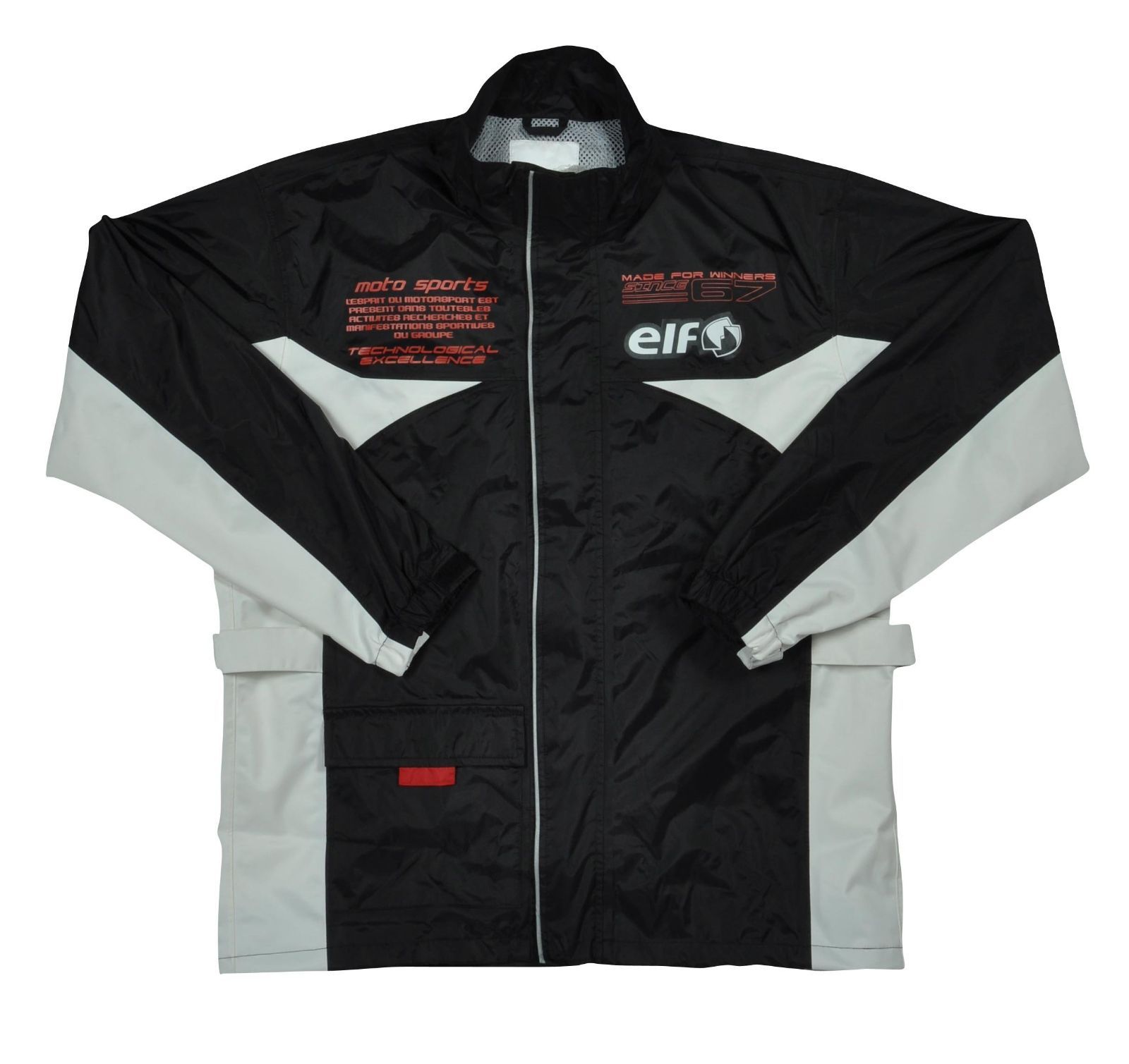 エルフ ELF バイク用レインスーツ セパレート BK L ELR-3291