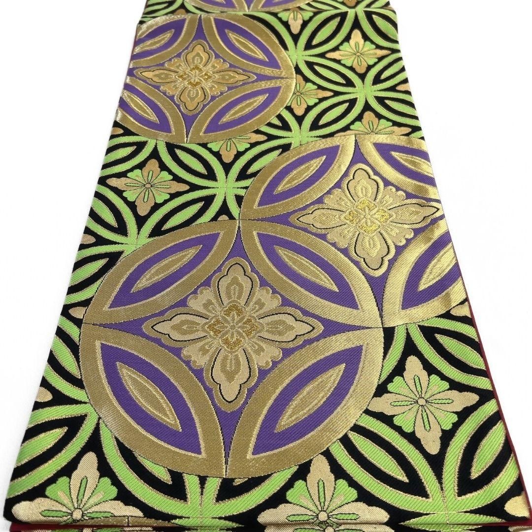 未着用 七宝 花菱 金糸 袋帯 振袖帯 着物 041a p - メルカリ