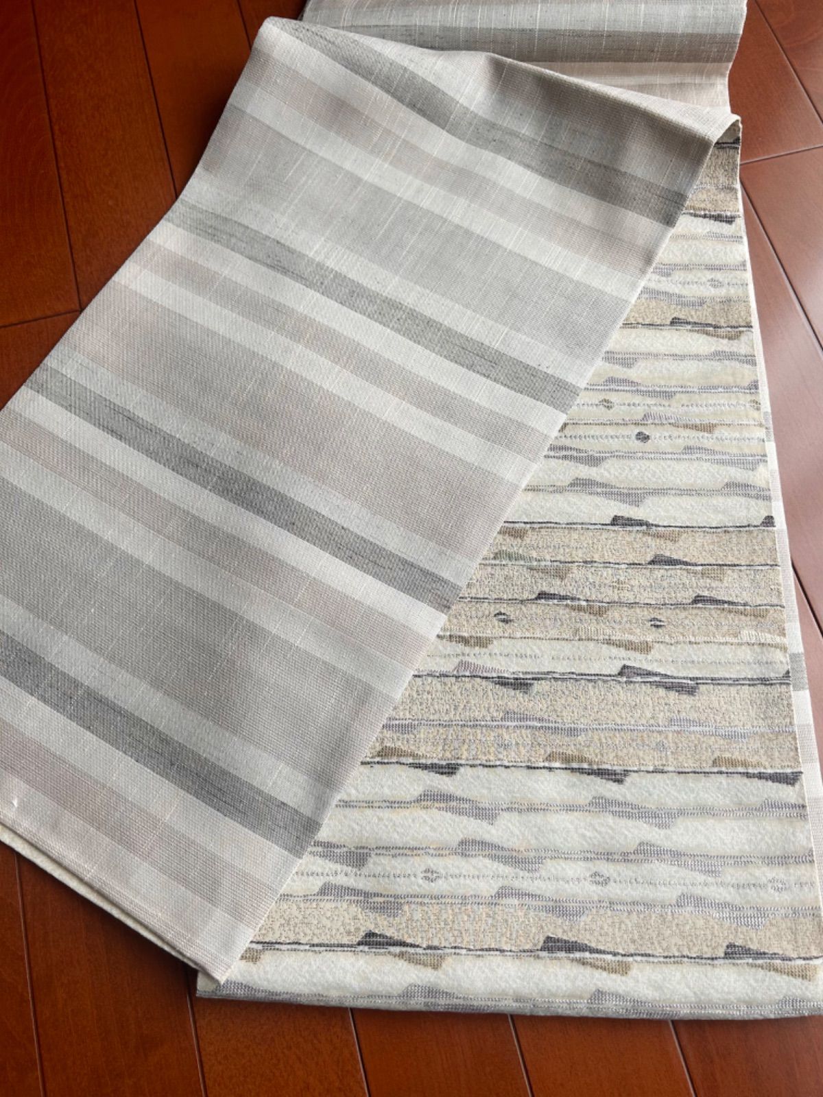 新品未使用未仕立て　西陣織　正絹袋帯　となみ織物　六通 新品未仕立て 西陣織 正絹袋帯 となみ織物 六通 - メルカリ