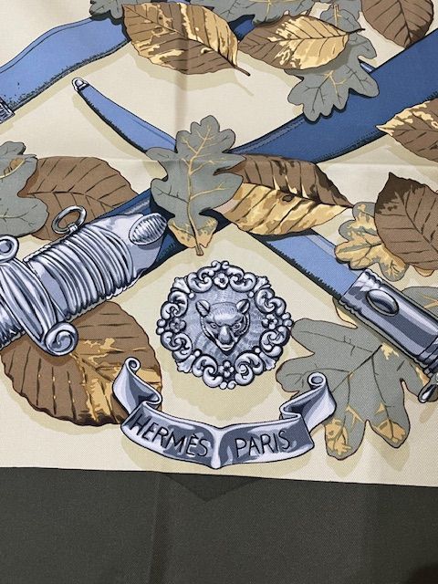 HERMES エルメス カレ90 AU PLUSDRU 力強く