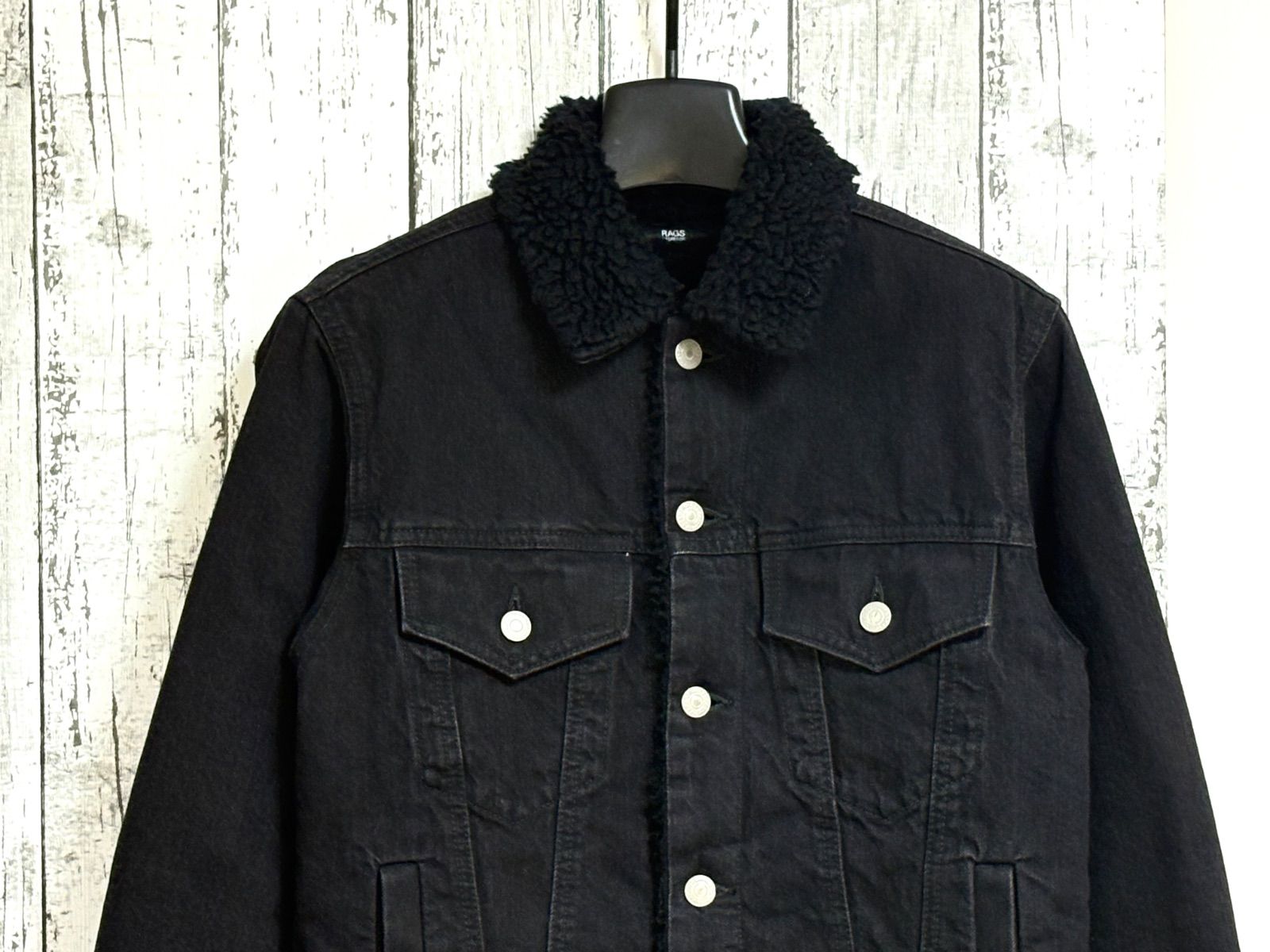 ラグスマックレガー ボア ジャケット S デニム ブルゾン Rags