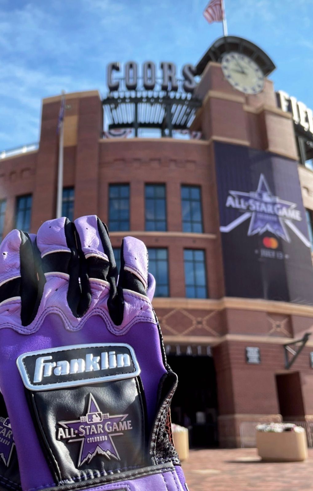 フランクリンバッティンググローブ　MLBオールスター2021　両手S フランクリンバッティンググローブ MLBオールスター2021 両手S