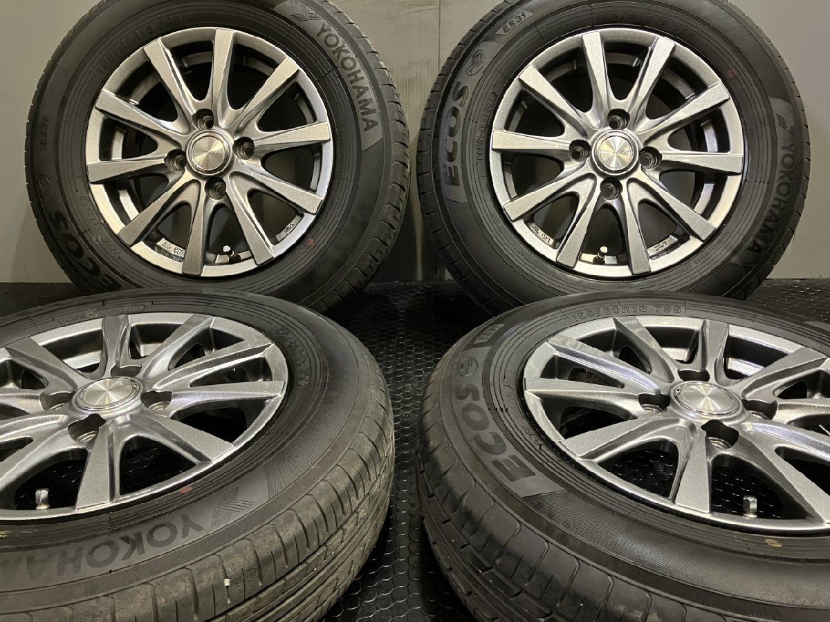 YOKOHAMA ECOS ES31 155/80R13】夏タイヤ【GRASS 13インチ