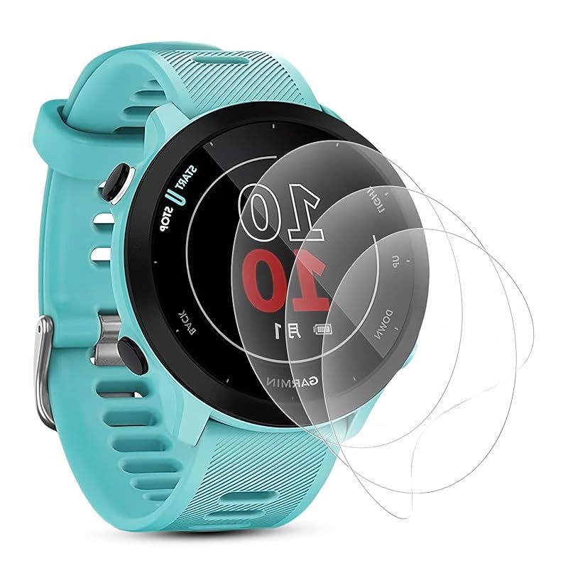 GARMIN FOREATHLETE 55 保護フィルム付き Amazon | 対応 GARMIN ForeAthlete 55 ガラスフィルム 3枚 保護